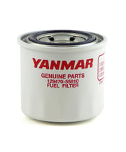 YANMAR fuel filter front view showing shape and mounting, ensures correct OEM fit