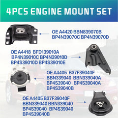 YBDDZH mounts installed in Mazda 3 engine bay demonstrating correct fit and alignment