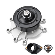 YBDDZH front view of water pump kit showing direct-fit mounting benefit