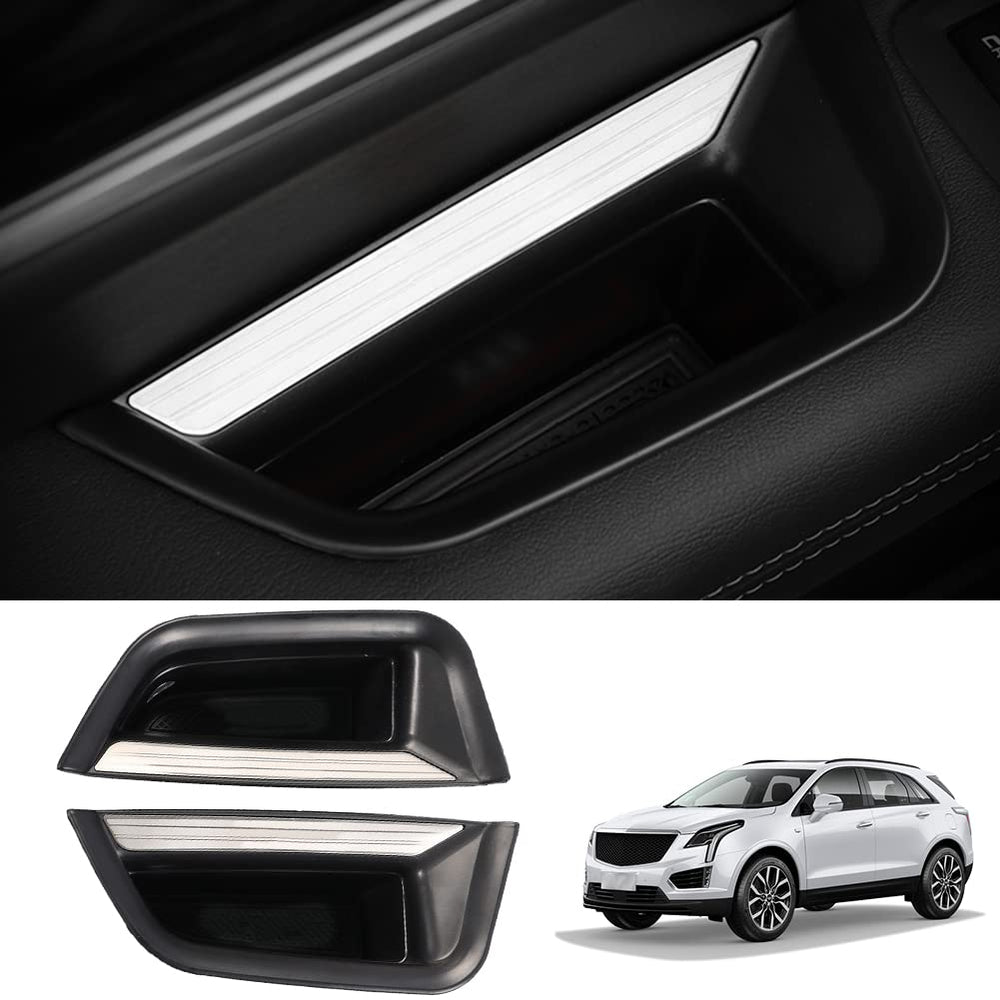 yboueo front door handle organizer showing clean fit and added storage benefit