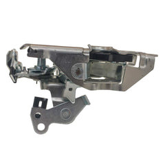 YCT latch installed in door showing scale and correct positioning