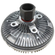 YCT fan clutch front view showing mounting face and bolt holes for correct fit