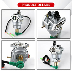 YDO carburetor mounted on a generator demonstrating direct-fit replacement benefit
