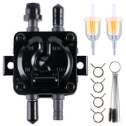 YDO front view of fuel pump showing straight-fit design and reliability