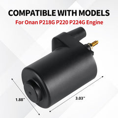 YDO ignition coil side profile showing compact design and durable casing for longevity