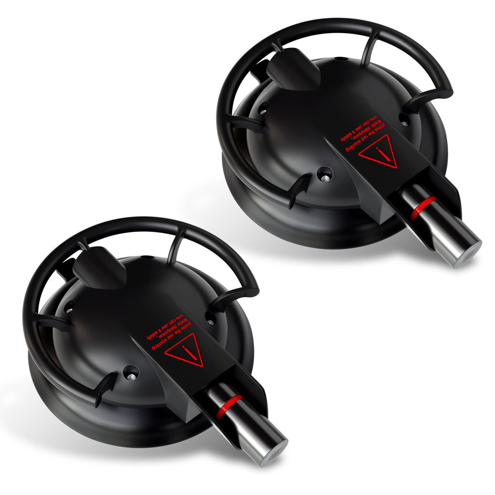YEEHUNG front view of two suction cup anchors showing compact design and durability