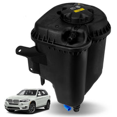 YEHERIT coolant reservoir front view showing exact OEM fit and easy replacement