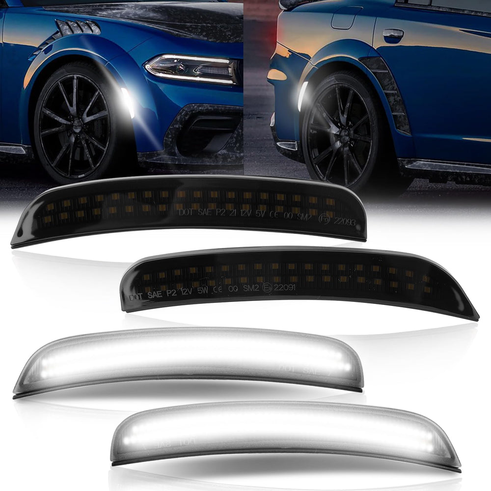 YEHERIT front marker light front view showing brighter LED face and improved visibility