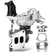 YEHERIT turbocharger front view showing complete assembly and direct replacement benefit