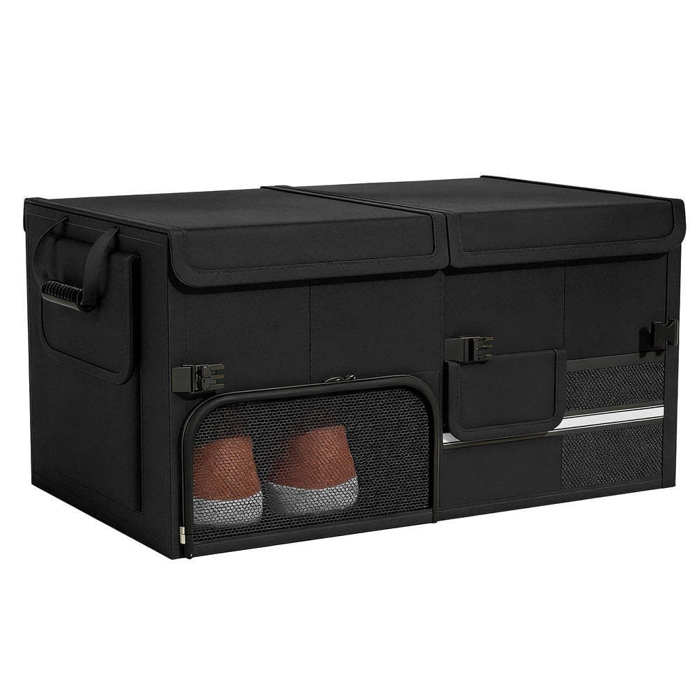 Yemotous front view showing organizer design and capacity benefit