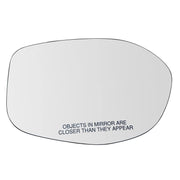 Yeparie passenger mirror front view showing full reflective surface and precise fit