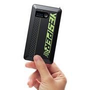 YESPER front view of compact jump starter showing portability and quick access