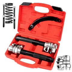 YEYETUO front view of compressor set showing compact kit and benefit of portability