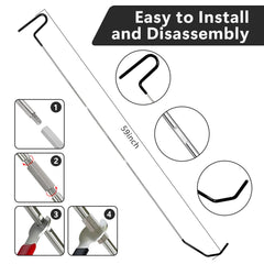 YEYINGZHUO stainless steel close-up showing corrosion resistance and durable tool tips