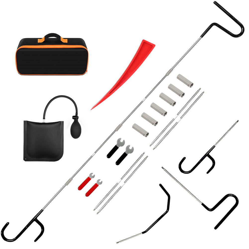 YEYINGZHUO front view of full 20-piece kit showing compact organizer bag and tools for portability