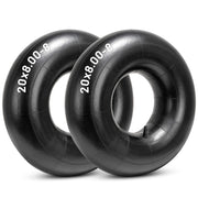 YeYouC front view of two inner tubes showing brand and durable construction benefit