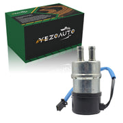 Yezoauto front view inline fuel pump showing compact design and reliable fit