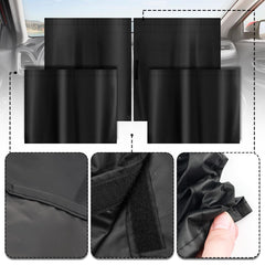 YGDMD divider curtain installed inside car creating privacy and cooler cabin
