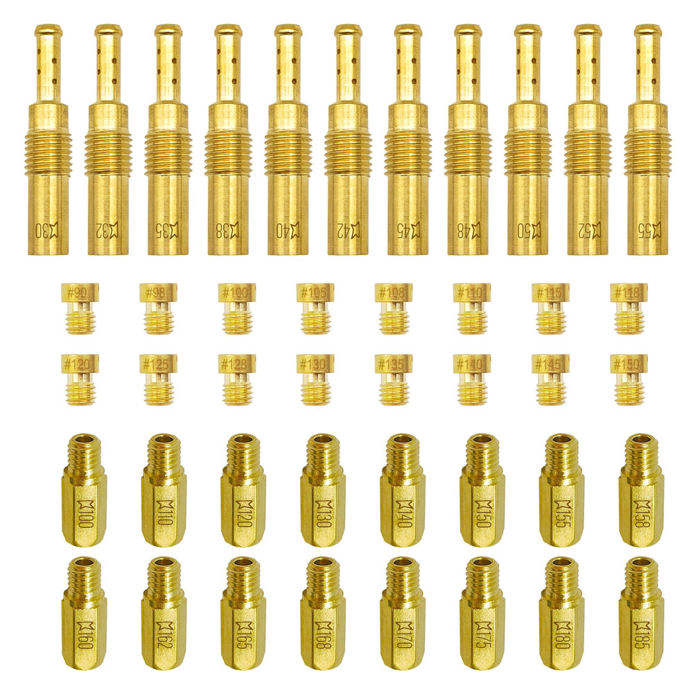 YGQ front packaging showing full 43-piece jet kit and contents benefit quick selection