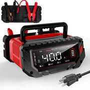 YHCHKJ front panel view showing controls and LEDs, clear operation benefit