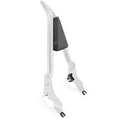 YHMOTO front view mounted sissy bar showing secure fit and improved passenger support