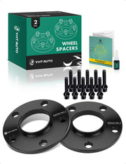 YHTAUTO spacer front view showing precise hub lip and secure fit benefit