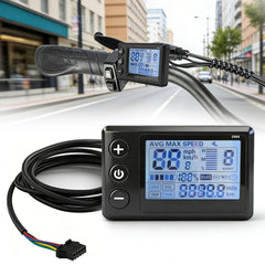 YIBEICO front display panel showing clear speed digits and battery level benefit