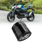 YIBEICO front view of oil filter packaging showing clear fitment benefits