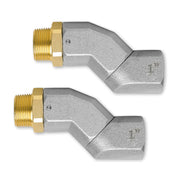 YIENAKFUN front view of swivel connector showing compact design and durability