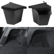 Yieokei front view of Model Y Juniper organizer shows tidy rear storage and privacy
