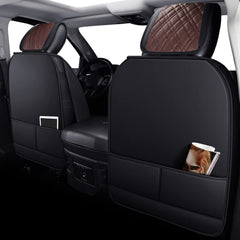 YIERTAI close-up faux leather texture highlighting waterproof finish