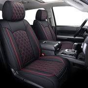YIERTAI front seat coverage installed showing full protection and style