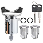 Yikesai front assembled kit showing ignition and two door lock cylinders for easy replacement
