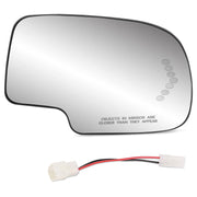 Yikesai right-side mirror glass front packaging showing fit and benefit