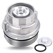 Yinlowa aluminum cap front view showing robust build and leak prevention benefit