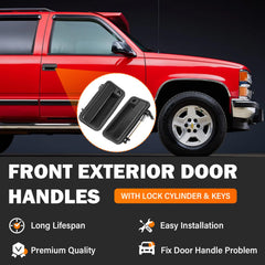 Yinlowa driver side handle front view demonstrating correct fitment benefit