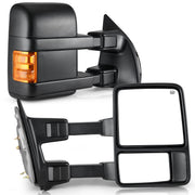 YITAMOTOR front view of both mirrors showing fit and finish, improving towing visibility