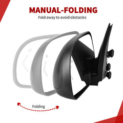 YITAMOTOR close-up of heated mirror glass clearing fog for safer visibility