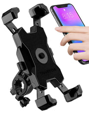 YIUJEFDA front view of handlebar mount showing compact design and easy install