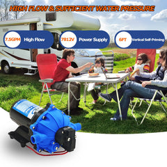 YIXWZAS built-in seawater filter close-up preventing debris and protecting pump