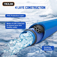 YKXJM cutaway showing potable inner tube and heating element for safe water use