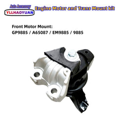 Yllhaoyuan complete mount set installed under hood of Civic reducing vibration