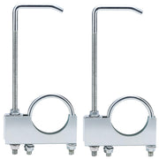 Ynoee front view of clamp and hanger showing bolt-on fit benefit