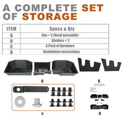 YoCenSe top view with internal dividers showing configurable compartments benefit
