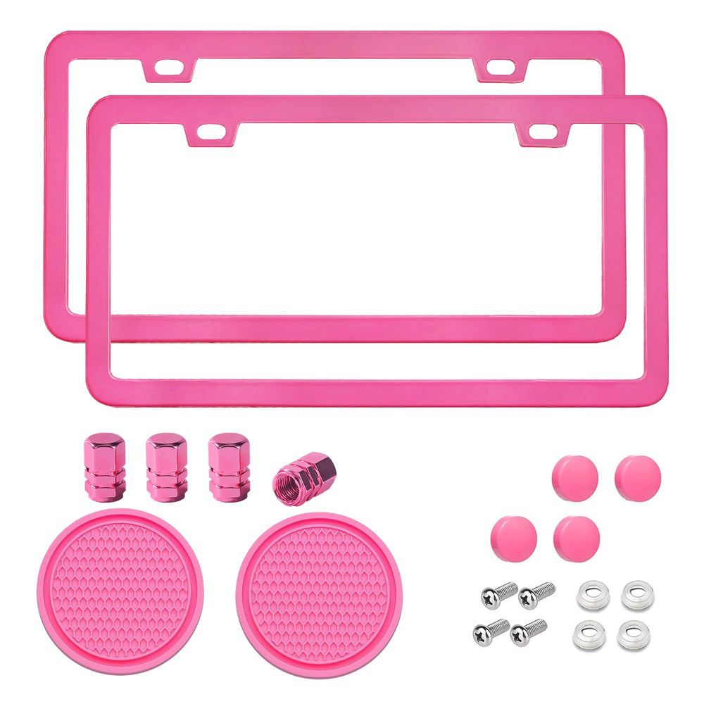 Yogrvner front view pink frame showing sleek protection