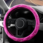 YOGURTCK front view showing hot pink cover and rhinestones, adds glam