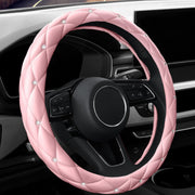 YOGURTCK front view showing light pink cover and rhinestones, stylish protection