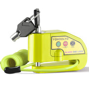 YOHOOLYO front view locked showing sturdy housing and visible deterrent benefit