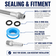 Yokolos coolant ports bolts and o-rings close-up showing reliable sealing