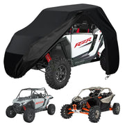 YONQIFON front view of covered UTV showing full protection and fit